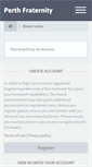 Mobile Screenshot of perthfraternity.com